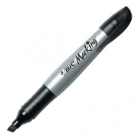 MARCADOR PERMANENTE BIC MARKING XL COLOR NEGRO 1 PIEZA - Envío Gratuito
