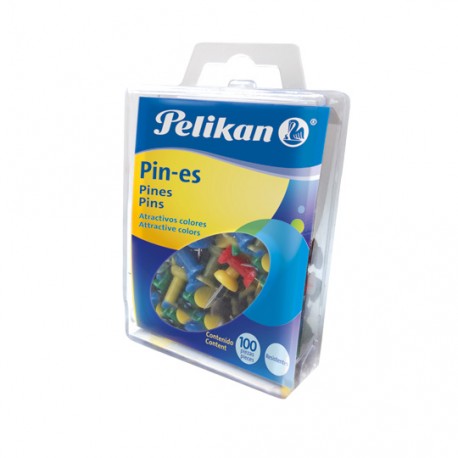 Pin con cabeza de plastico colores. - Envío Gratuito