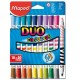 PLUMON SURTIDO MAPED DUO TIPO DE PUNTA MEDIANA 10 PIEZAS - Envío Gratuito