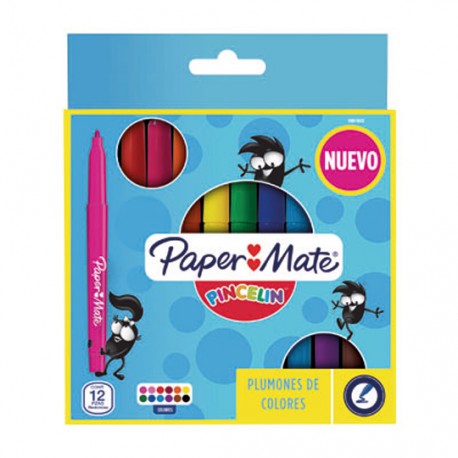 Plumin paper mate pincelin paq. c/12 - Envío Gratuito